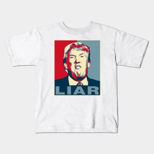 Trump Liar Poster Kids T-Shirt